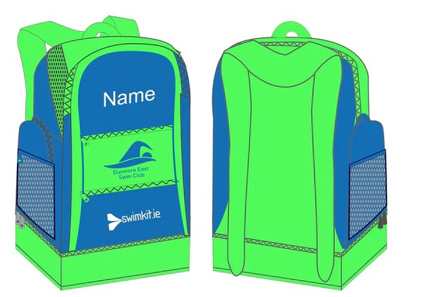 Backpack, Dunmore East Swim Club, DESC